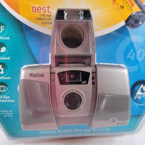 New Kodak Advantix C400 Camera Outfit f5.6 22mm Ektanar Lens NO FILM - Picture 16 of 16